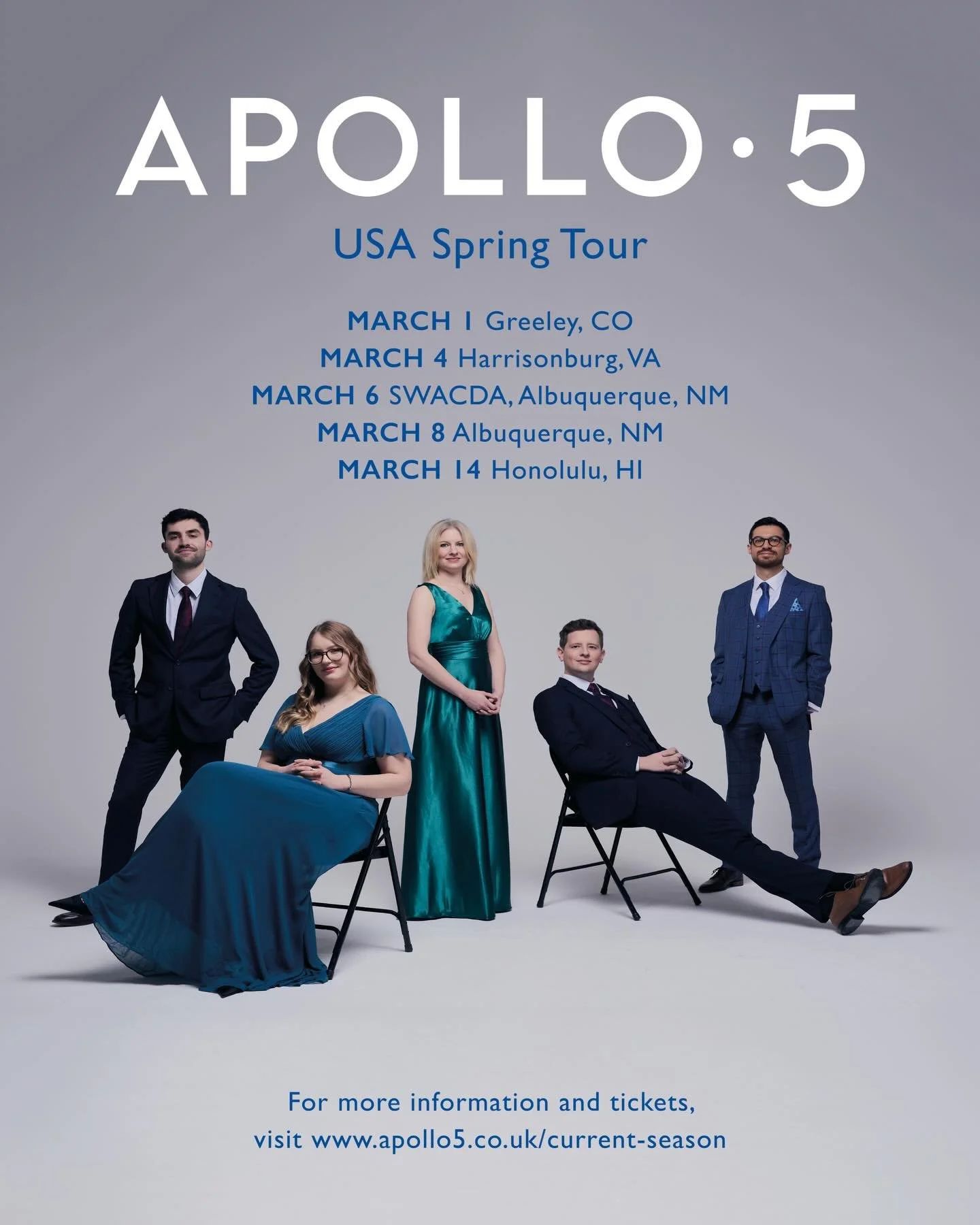 We&rsquo;re stepping into spring &mdash; Stateside! 🇺🇸🌼

Join us as we bring &ldquo;The Evening Primrose&rdquo;, our bright and vibrant programme for the longer days ahead, to audiences in Colorado, Virginia, New Mexico (where we&rsquo;ll also be 