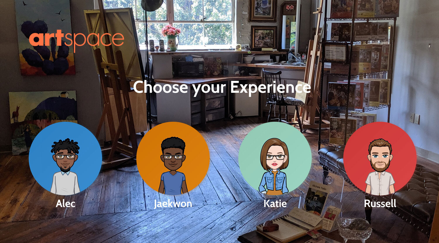 Design the Experience as an artifact: Portal landing screenshot for “Choose your Experience”
