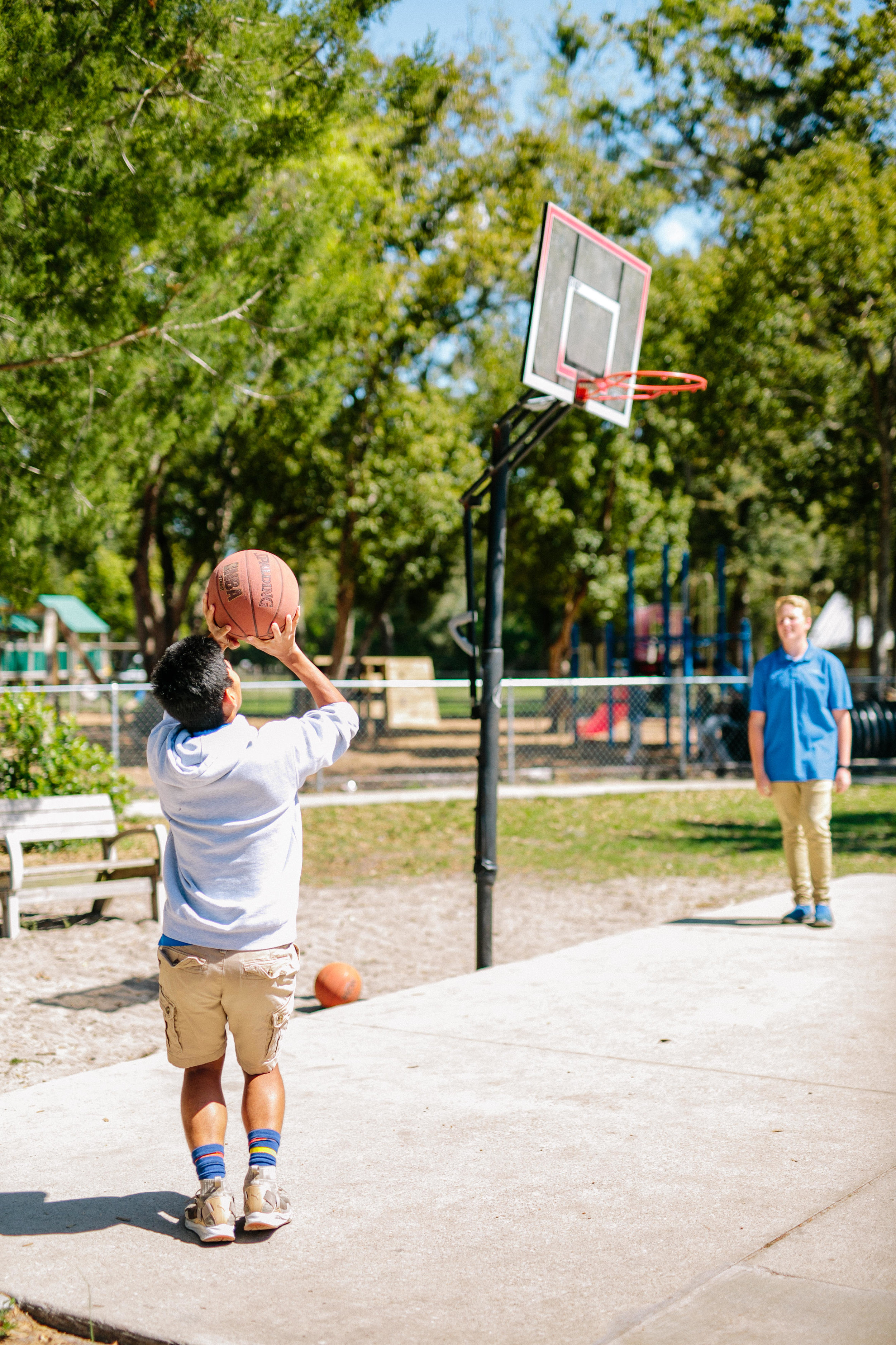 Outdoor Campus Life at HDA