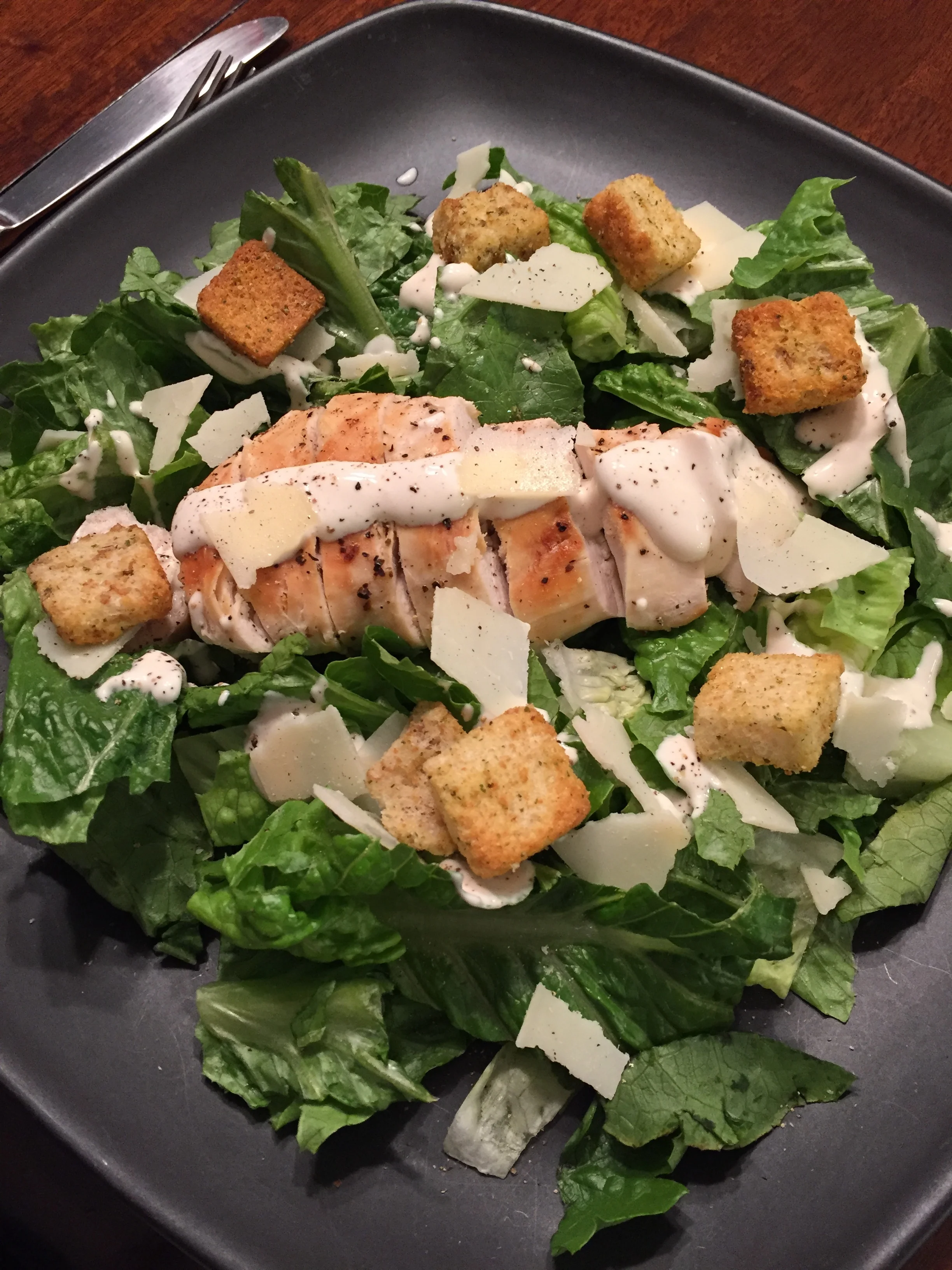 Caesar Salad &amp; Dressing