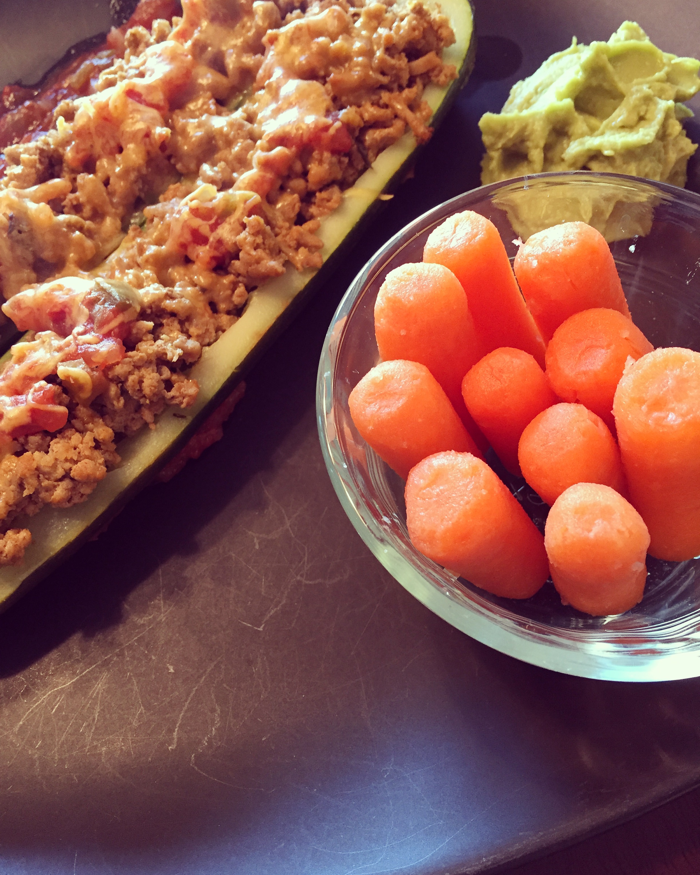 Turkey Taco Zucchini Boats 