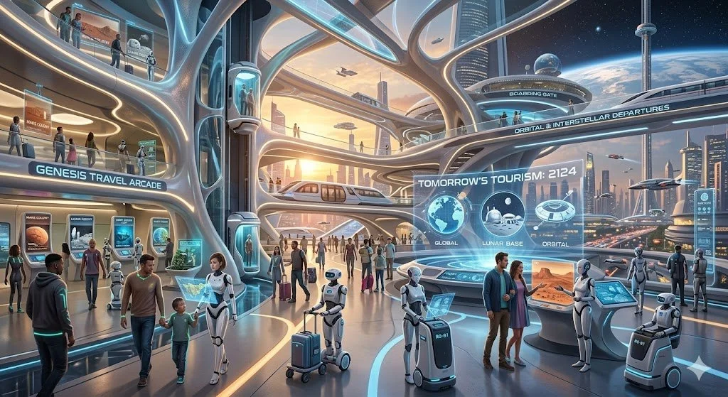 Tomorrow's Tourism: A Perspective on AI, Robots, and the Industry's Next Century