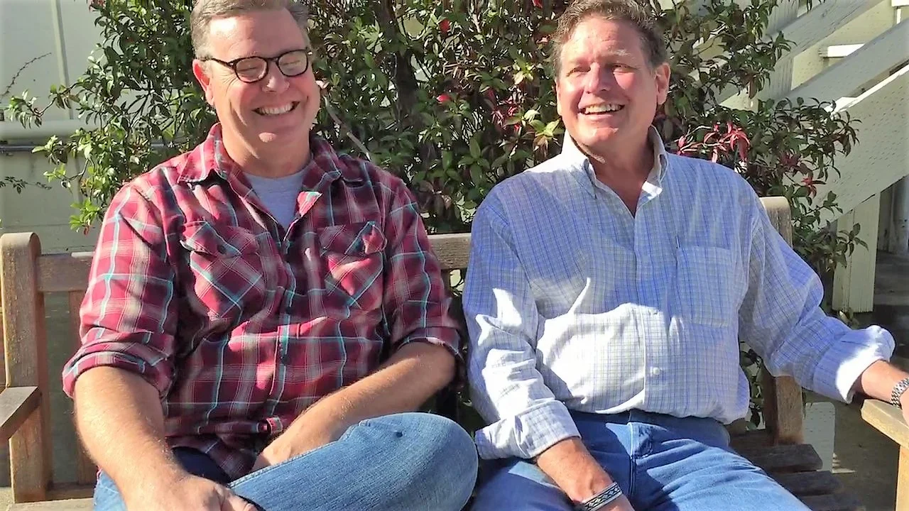 Keith, left, and Rob today.