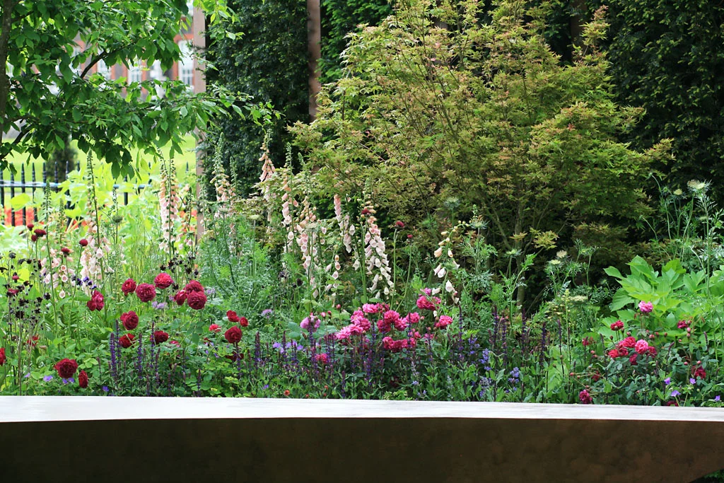 Detail from Jo Thompson’s Chelsea Barracks Garden for Qatari Diar, RHS Chelsea Flower Show 2016