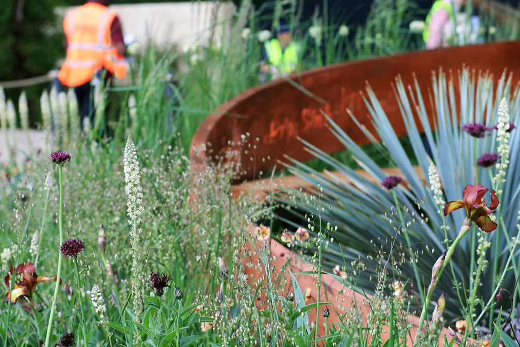 Detail from Nick Bailey’s Winton Beauty of Mathematics Garden , RHS Chelsea Flower Show 2016