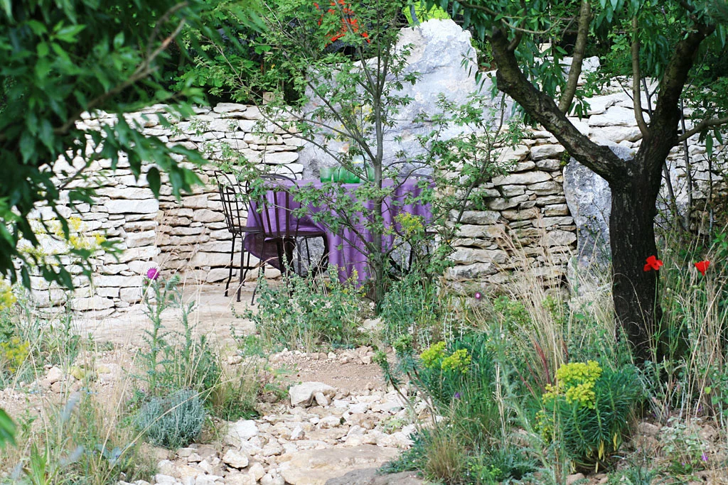 Detail from James Basson’s L’Occitane Garden , RHS Chelsea Flower Show 2016