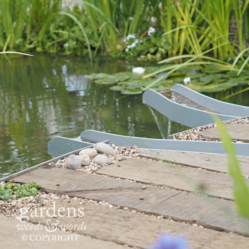 Detail from the Working Wetlands garden by Jeni Cairns.