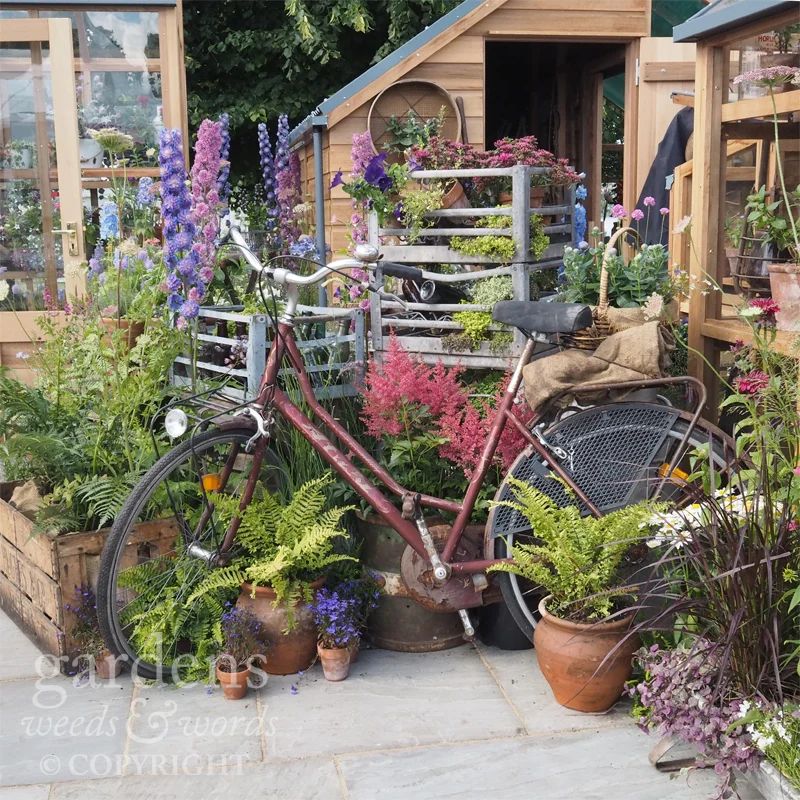 Detail from the Gabriel Ash stand, RHS Hampton Court Flower Show 2017