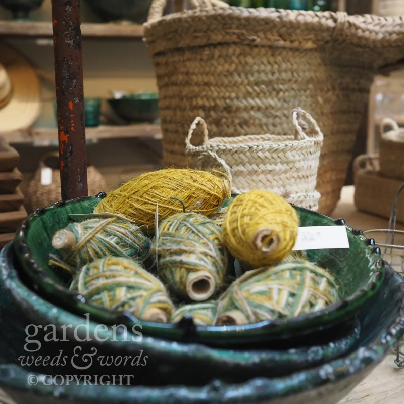 ...and awesome yarny twine too. Look at those colours!