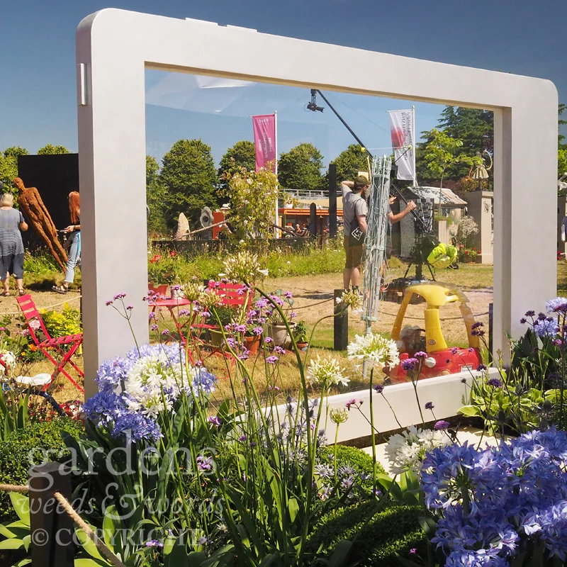 Detail from Pollyanna Wilkinson’s A Very Modern Problem garden at the RHS Hampton Court Flower Show 2018