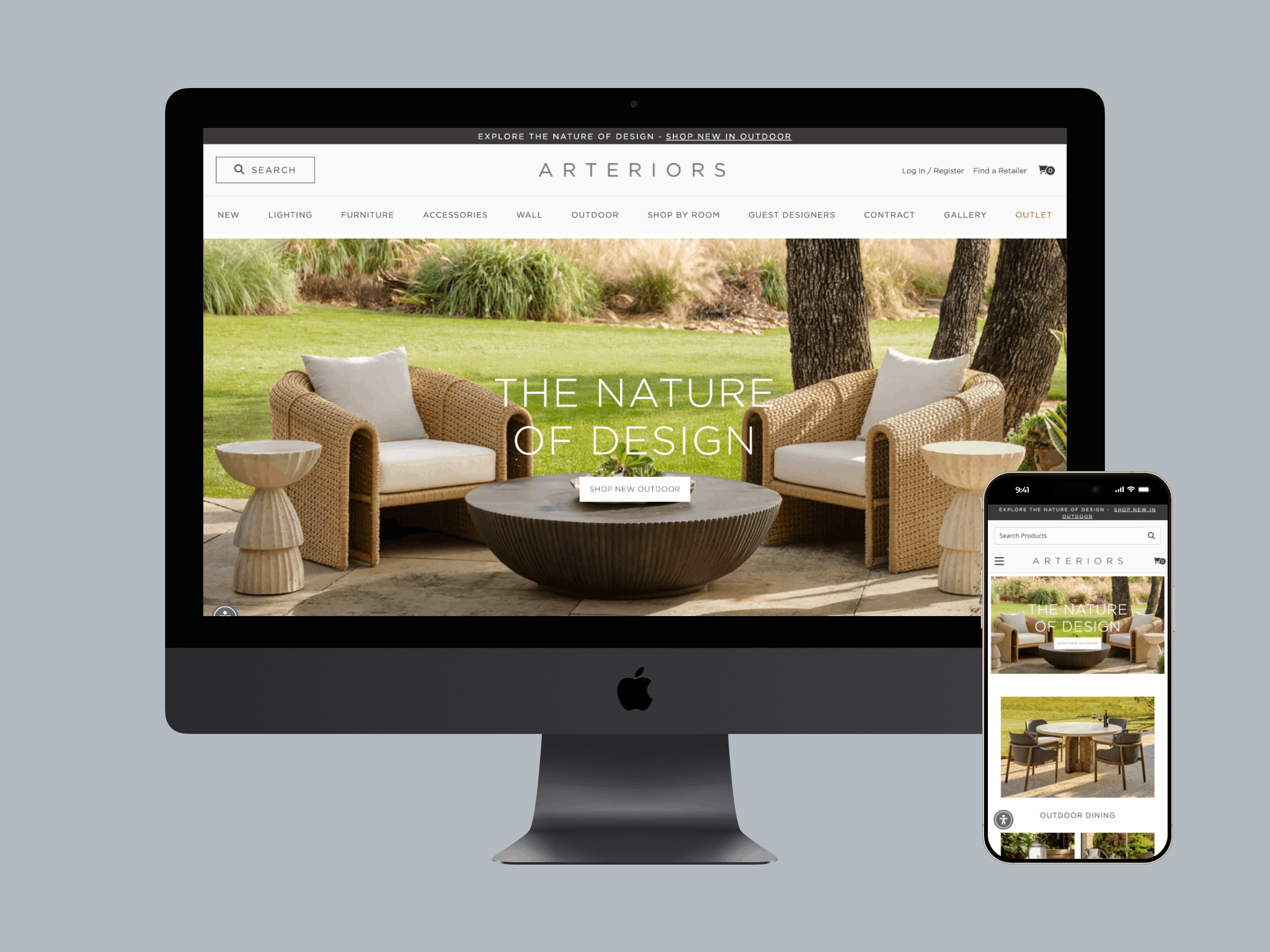 Landing Page & Navigation Redesign