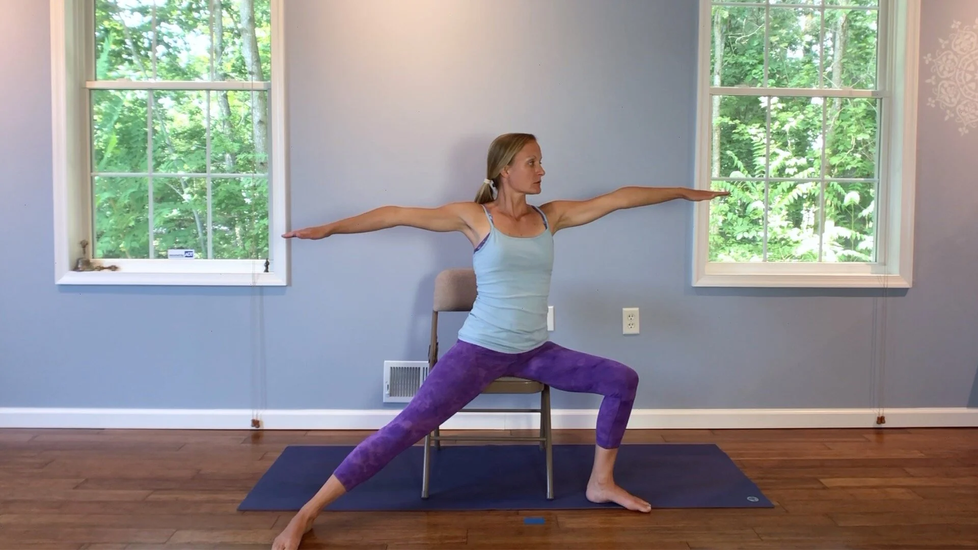15 minute chair yoga