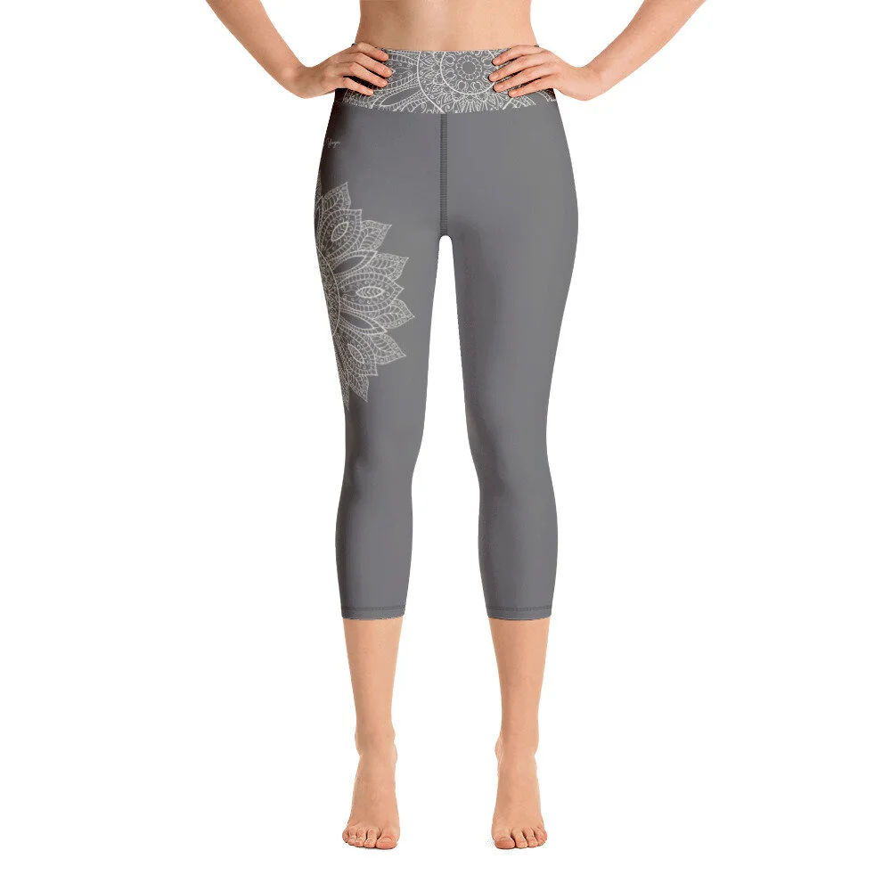 Pantalon Capri Yoga Marika Sport Gris - Taille XS (0-2) - Neuf Avec étiquettes - Confort Et Liberté De Mouvement