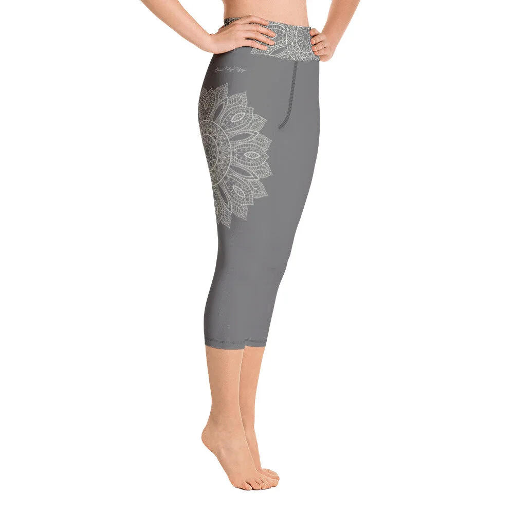 Leggings MPG Culture Capri – Gris, Taille XS, Running, Découpes Laser