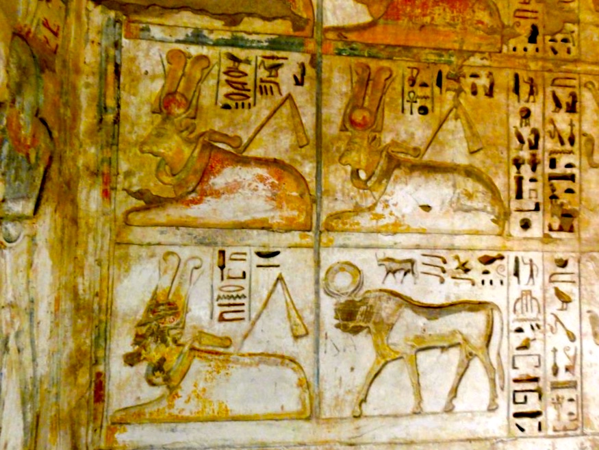 Hathor images in the Paradise Chapel