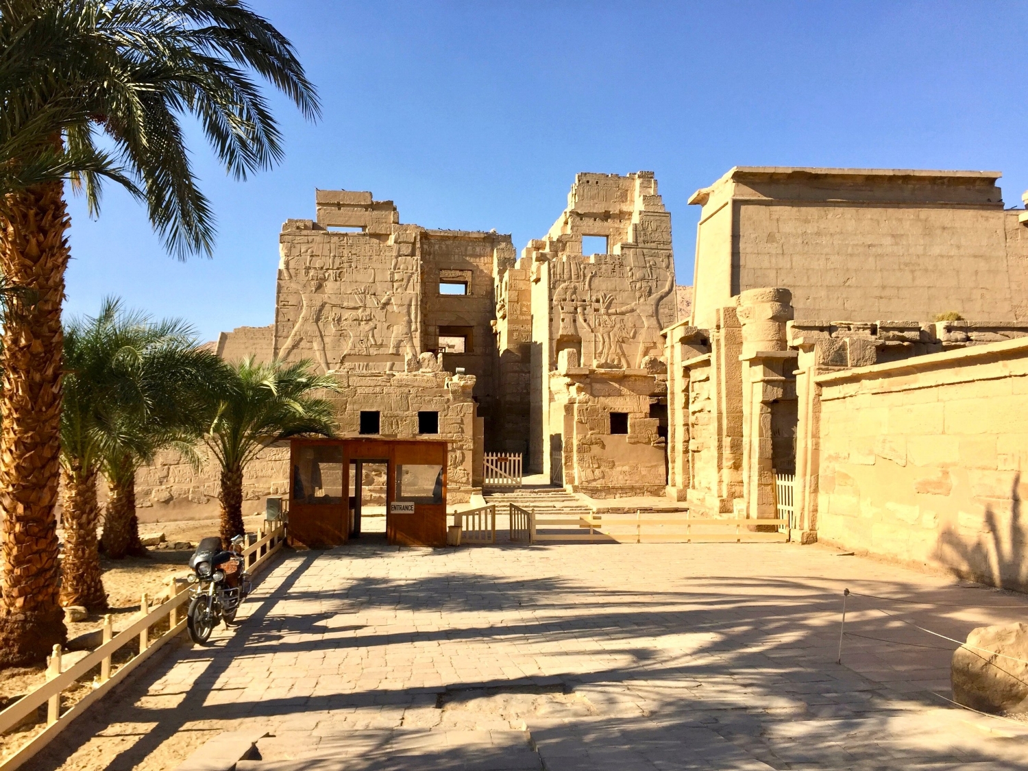 Entry facade to Medinet Habu Temple