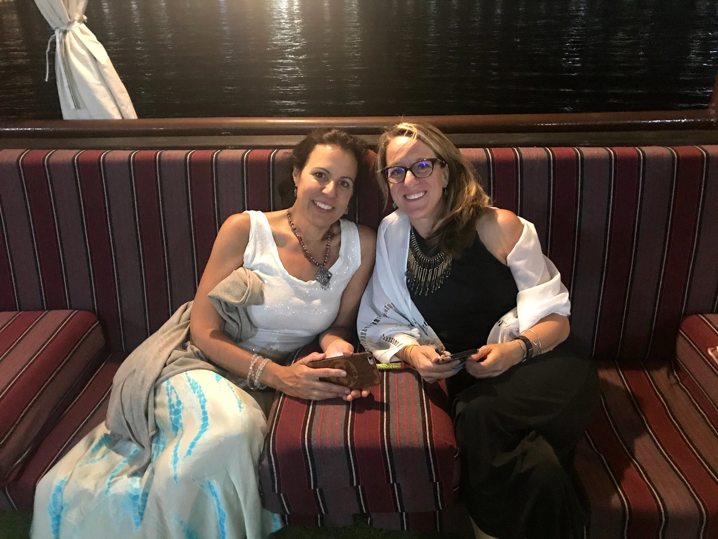 Katherine and Melinda after the party.jpg