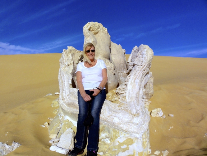 2012 with Limestone formation in the White Desert