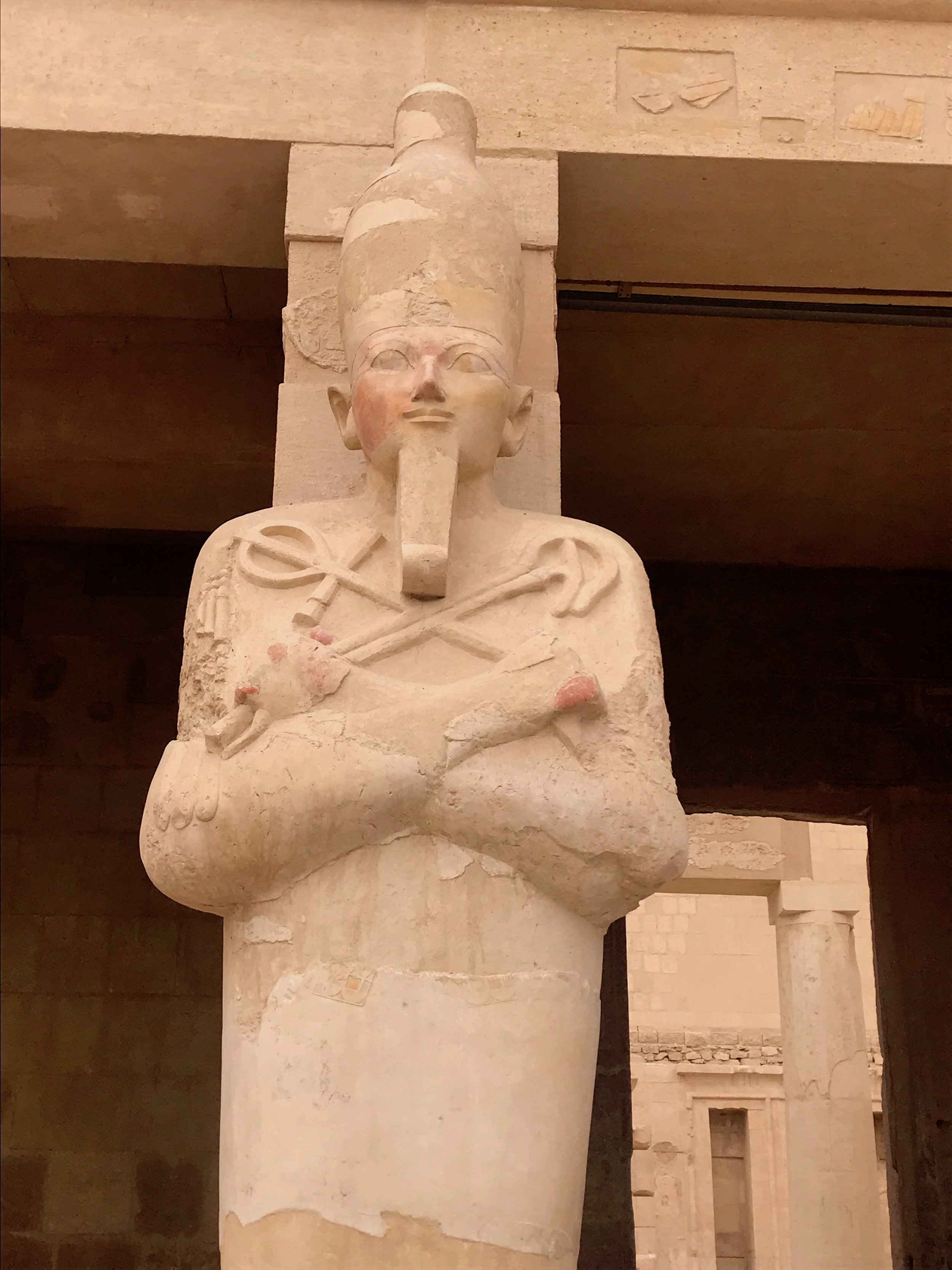 Closeup of Queen Hatshepsut