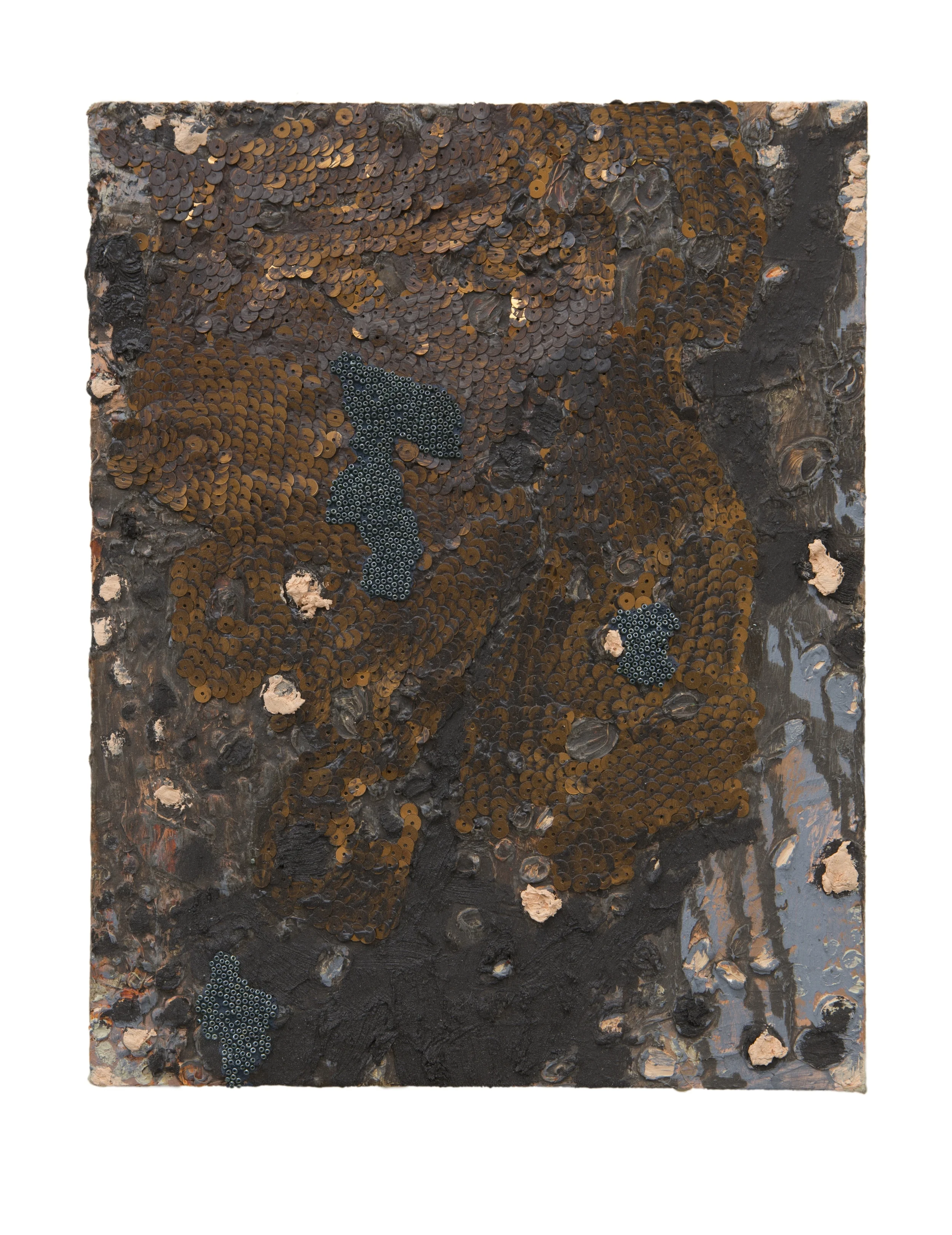 Alphabets and Earth: Cambodia, mixed media, 14” by 11”, 2014-2015.