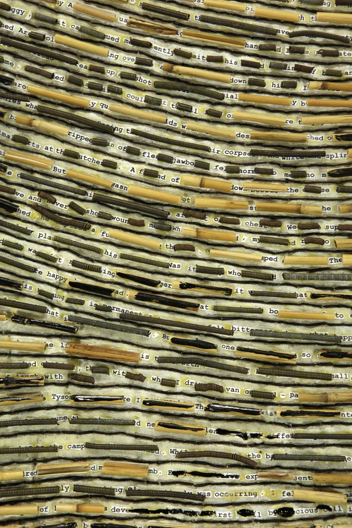 Secrets and Outtakes (detail), mixed media, 2013.