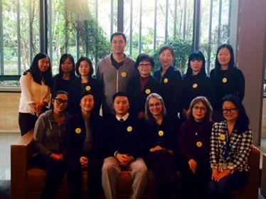Adam Crapser (third from the left on the bottom row), KAC Oregon, Adult Korean Adoptees of Portland (AKAP), and NAKASEC ( National Korean American Service & Education Consortium) gathered at the Federal Immigration Court in Portland, Oregon in October 2015.