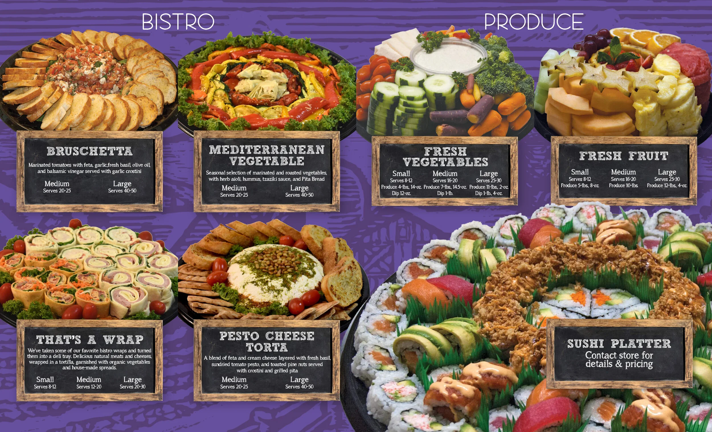 Party Trays — Huckleberry's Natural Market