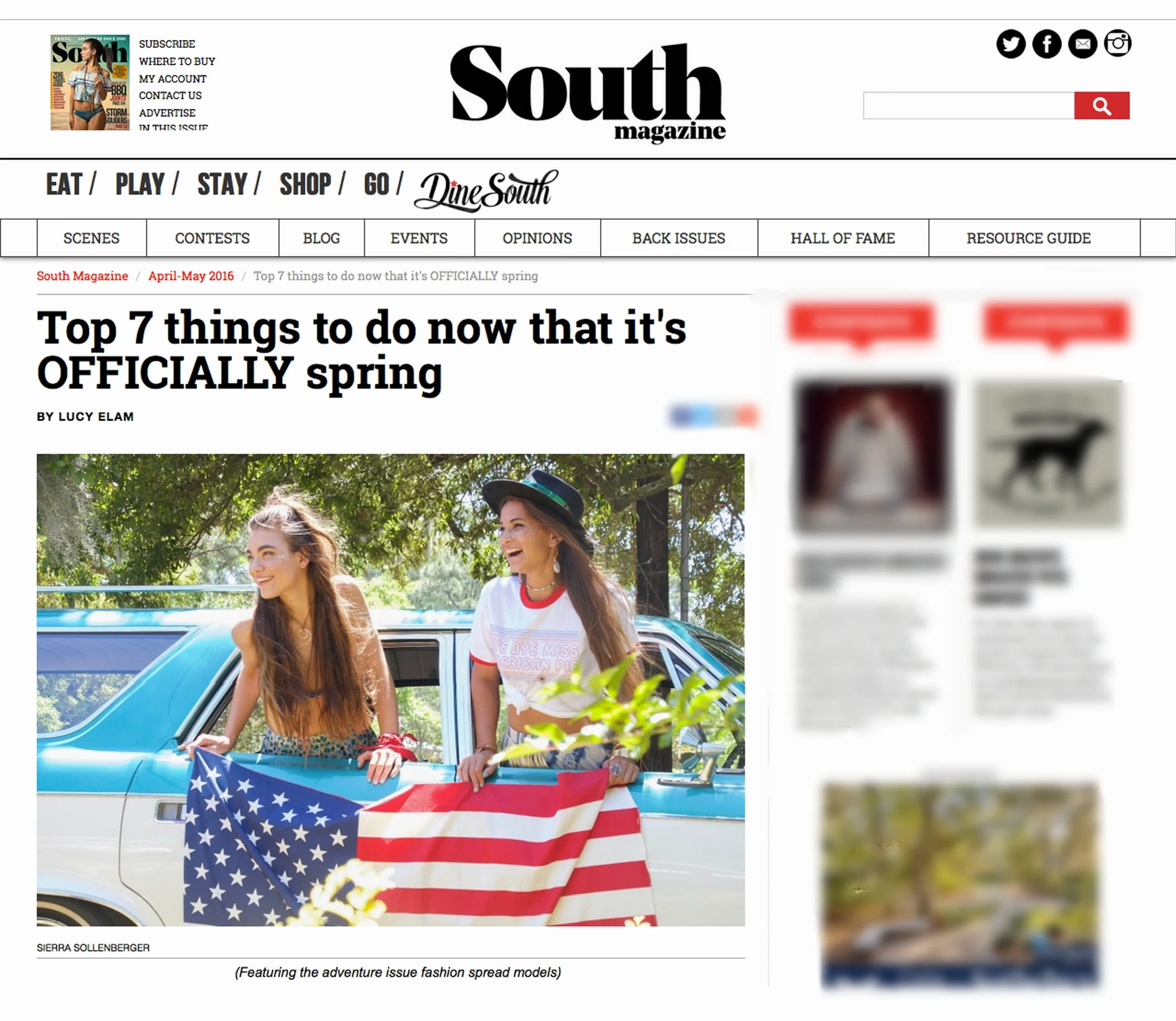 South Magazine.