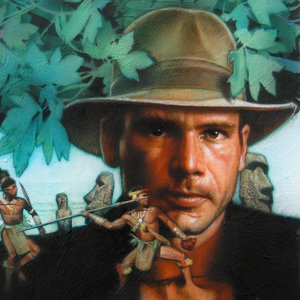 Drew Struzan | Indiana Jones Interior World | Galactic Gallery