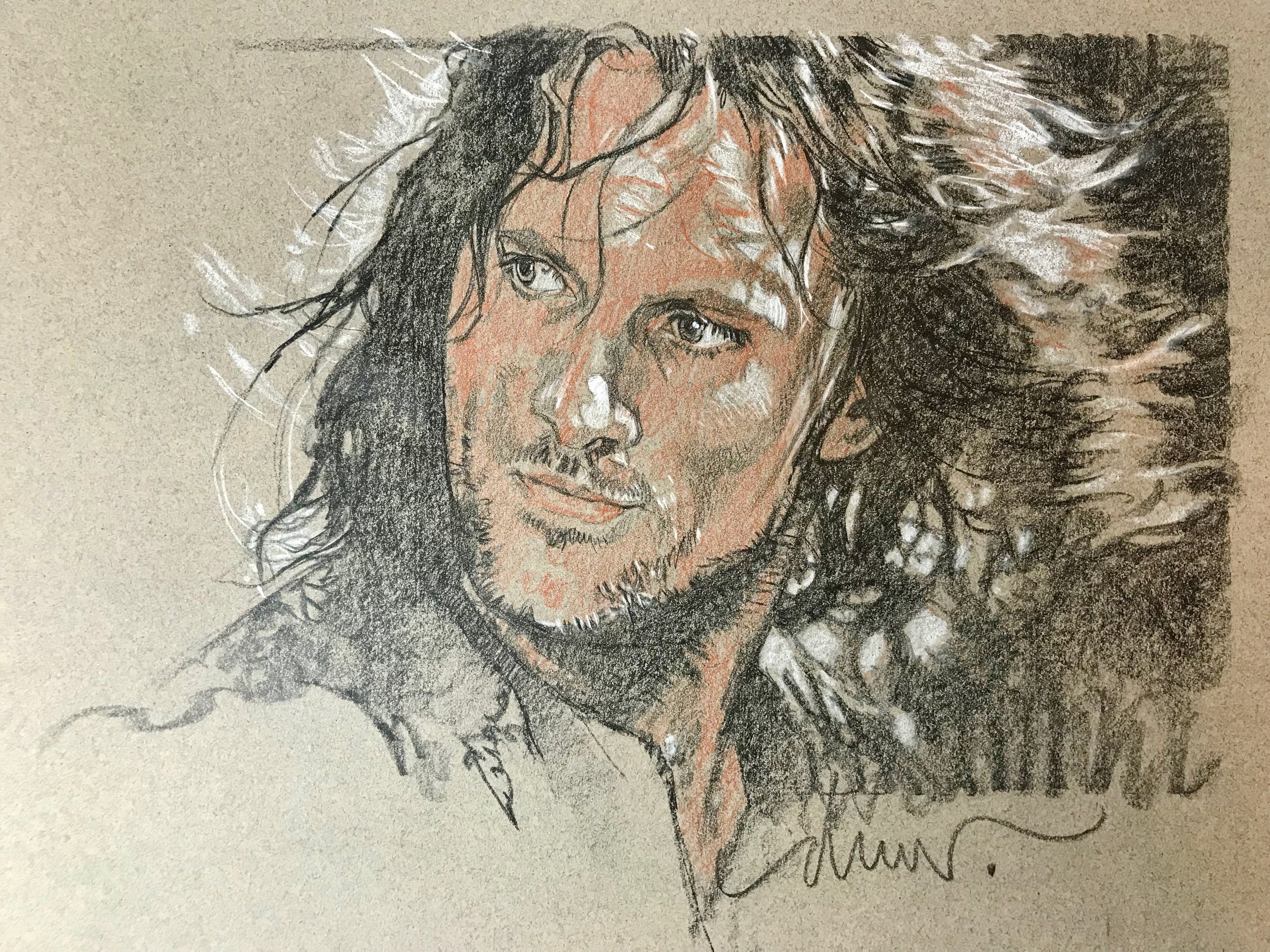 Drawing AragornLord Of the Rings  Lord of the rings Aragorn Hobbit art