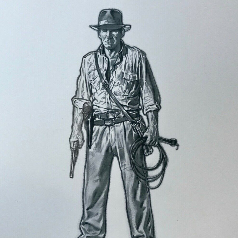 Indiana Jones Statue Preliminary No. 2 by Lawrence Noble — GALACTIC GALLERY