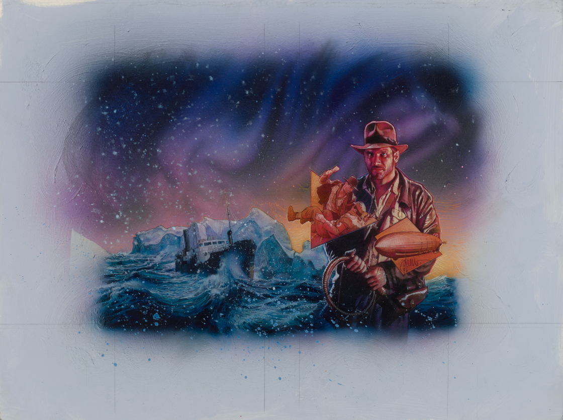 DREW STRUZAN ORIGINAL FULL COLOR ART — GALACTIC GALLERY