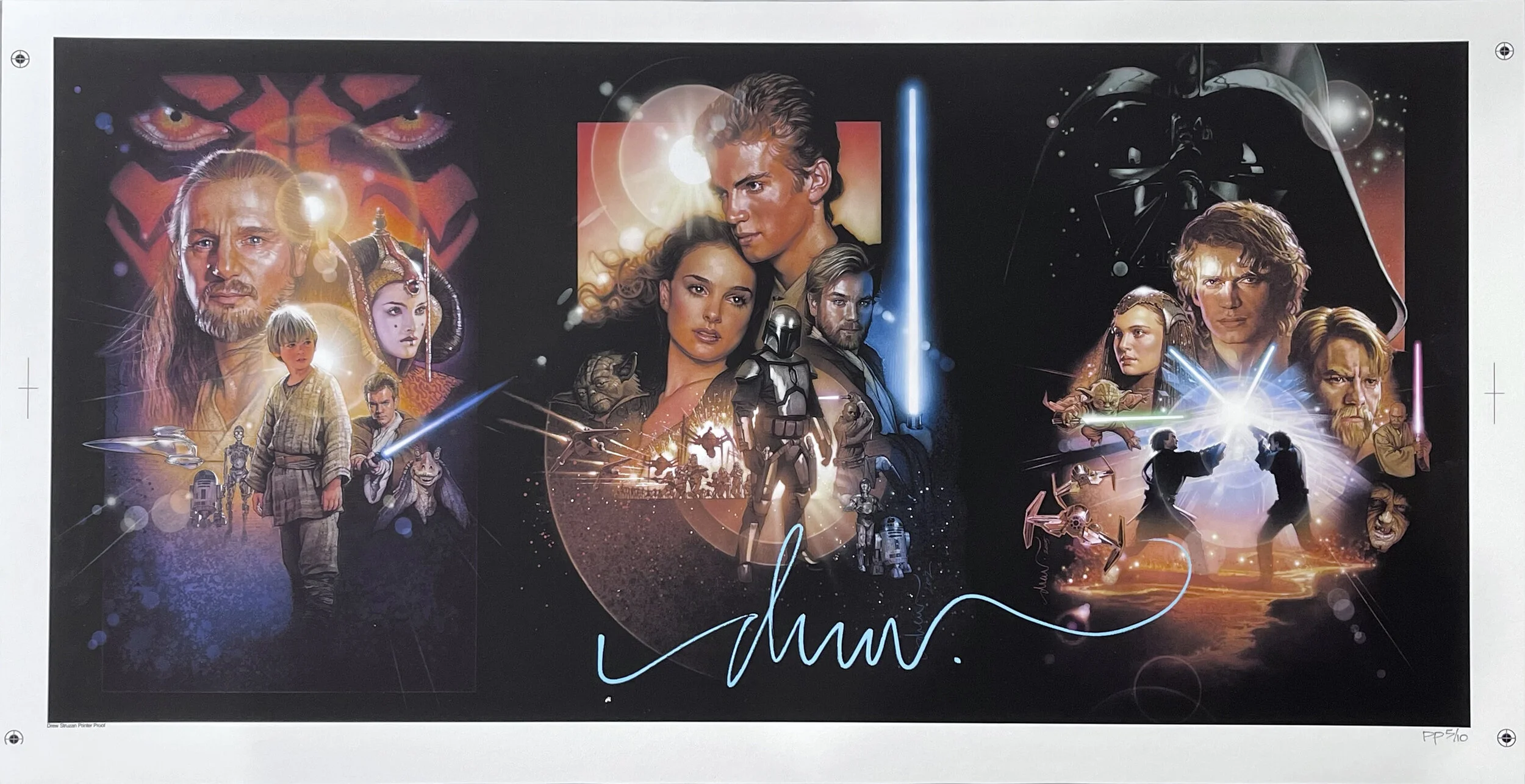 Drew Struzan Star Wars Triptych