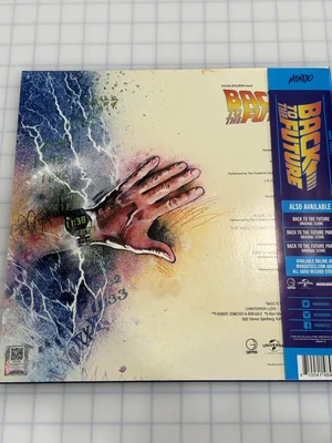Back to the Future Soundtrack SILVER Variant SIGNED by Michael J