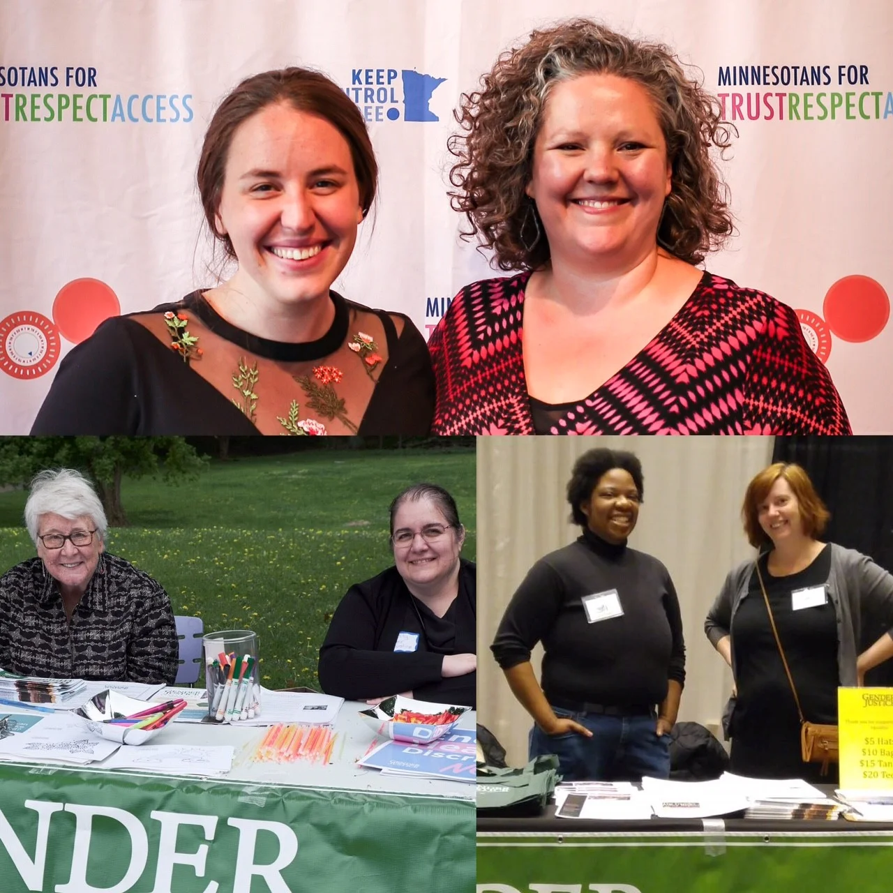 Gender Justice board members and staff out in the community!