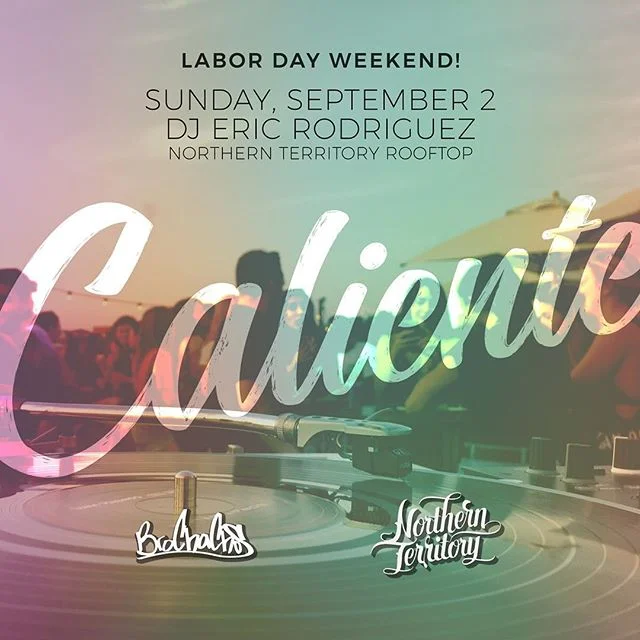 @ericmrodriguezp is spinning Latin hits on the roof from 3-9pm! Come for brunch and stay to dance 💃🏼