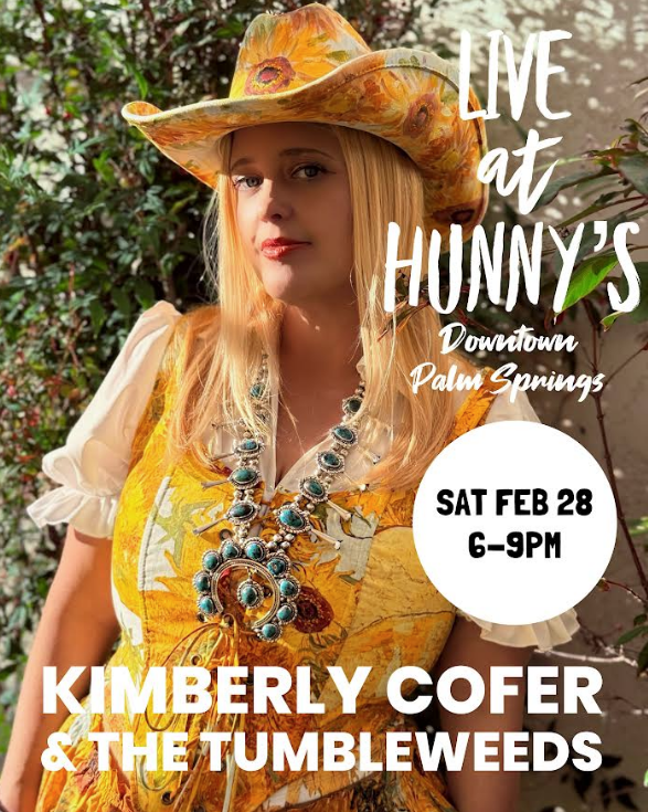 Kimberly Cofer &amp; The Tumbleweeds at Hunny's in Downtown Palm Springs
