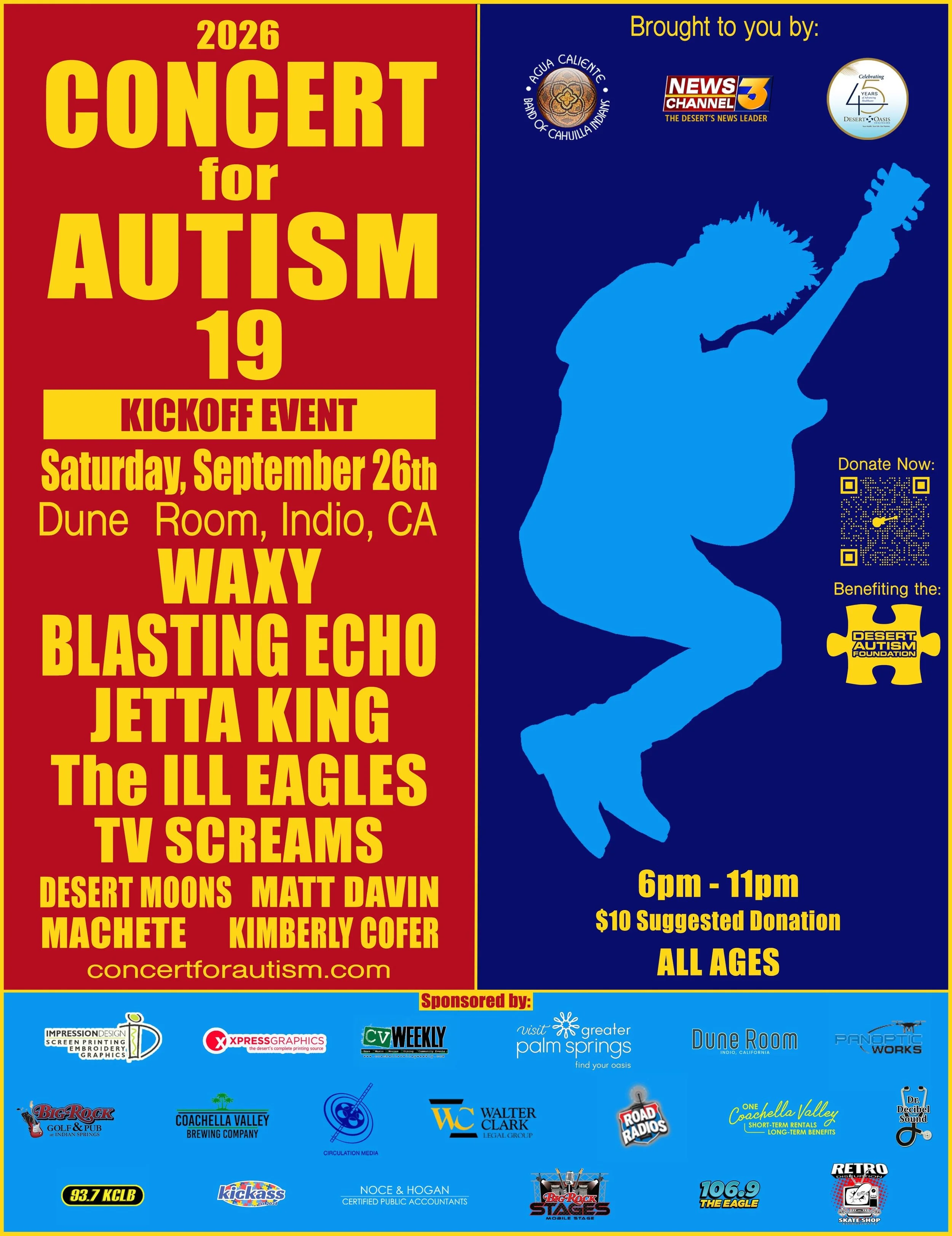 Concert for Autism Kickoff Event at the Dune Room