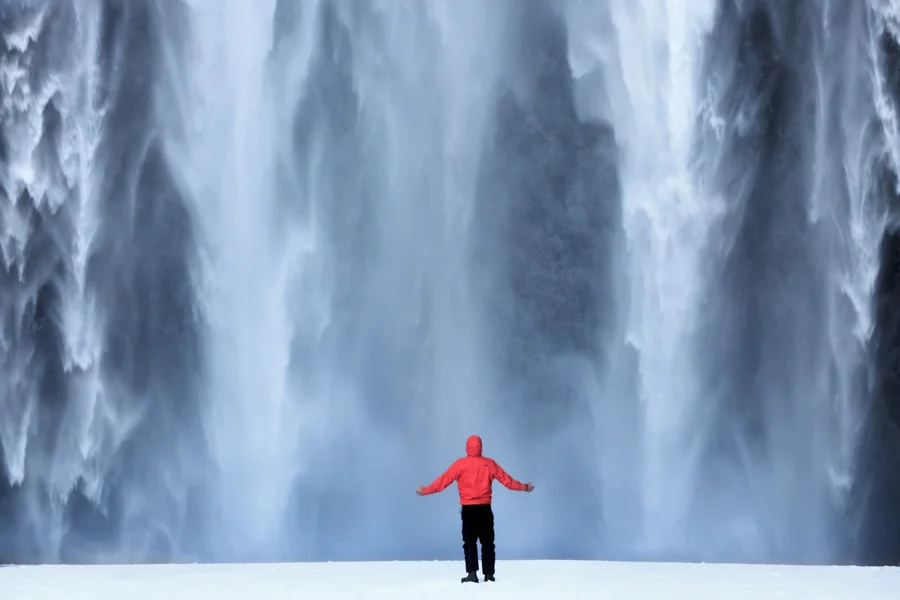Skogafoss waterfall