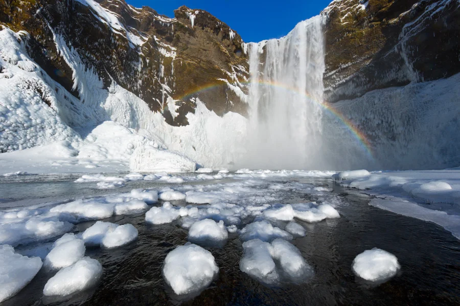 Skogafoss waterfall