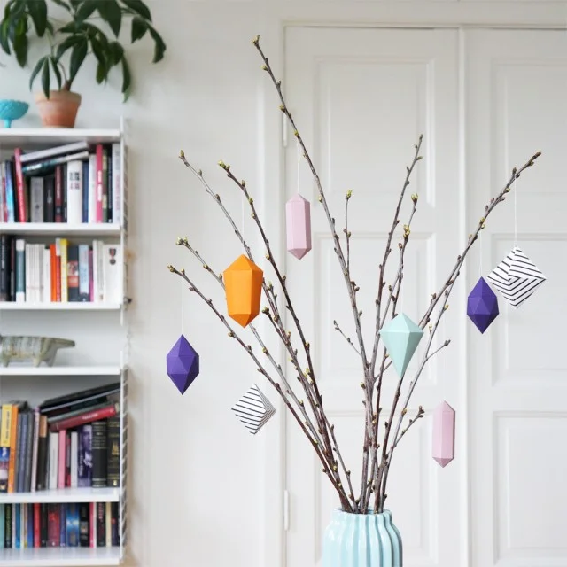 Modern twist with geometric shapes. Photo courtesy by nordic design collective