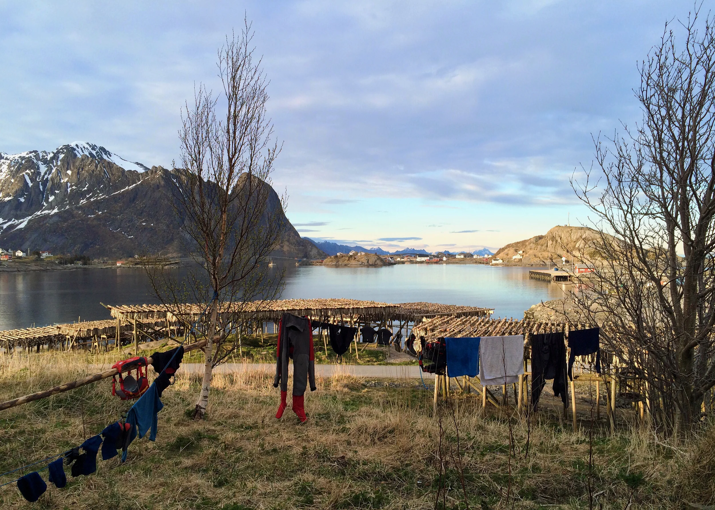 Geardrying. Reine, Lofoten islands, Norway