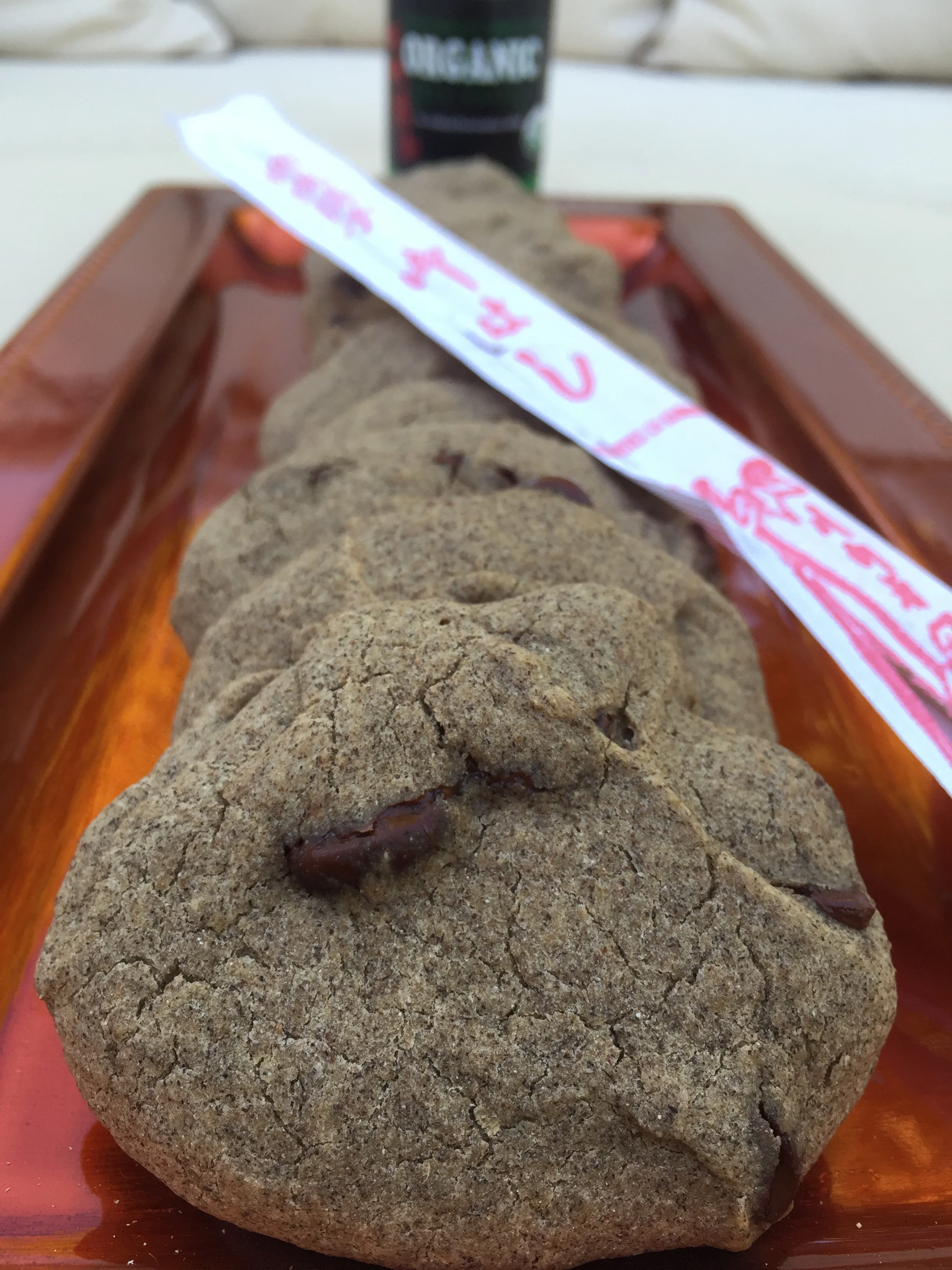 Soy Sauce Buckwheat Chocolate Chip Cookies