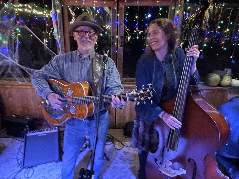 Cort &amp; Kia at Marrowstone Vineyards