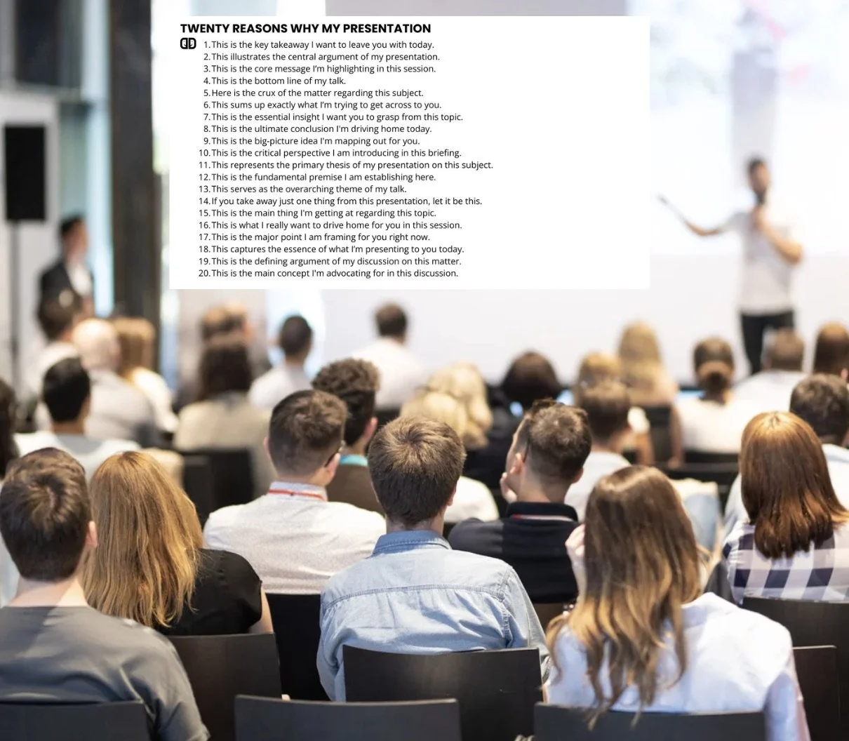 So You Want To Be A Speaker