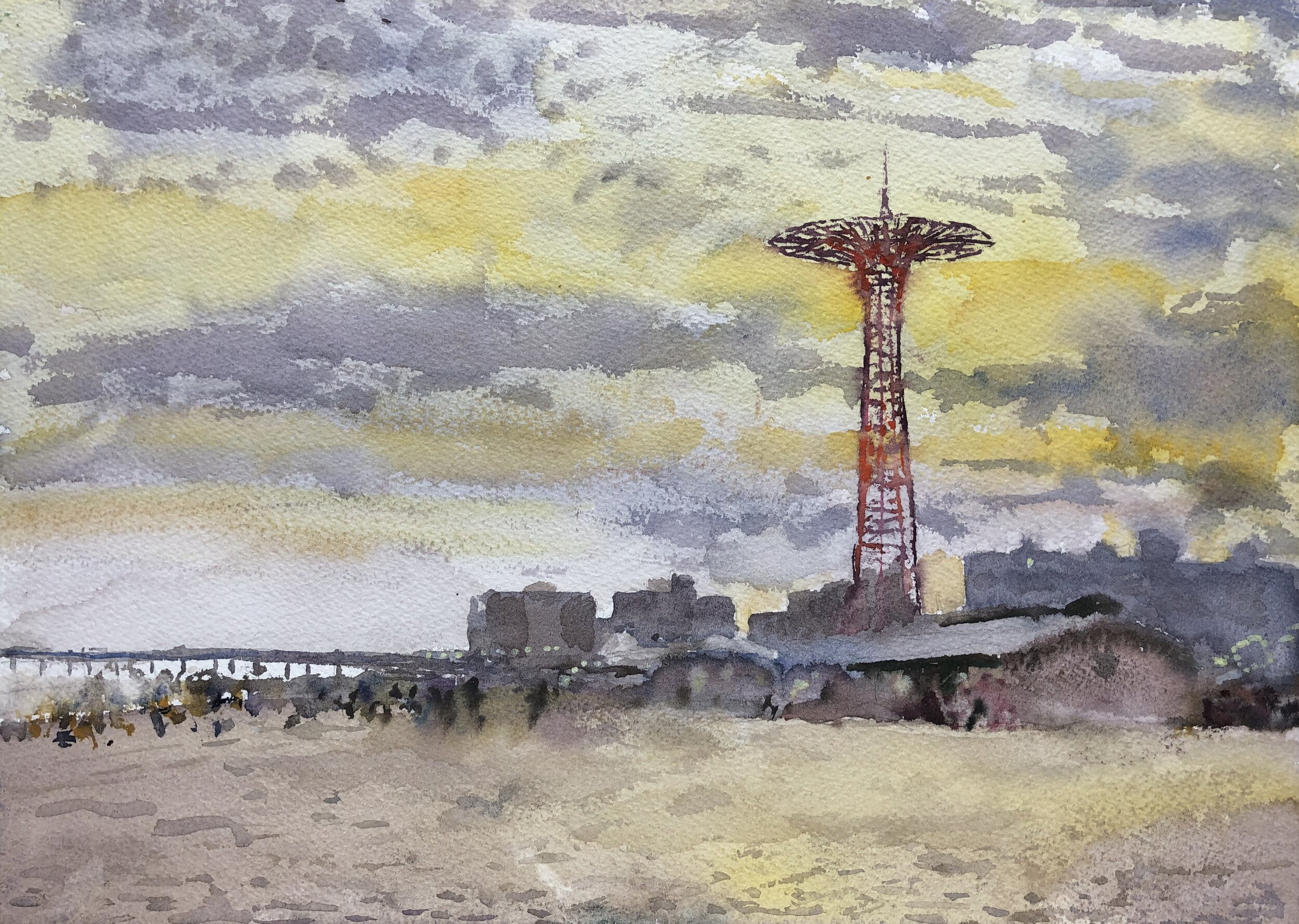 Coney Island: Sunset 
