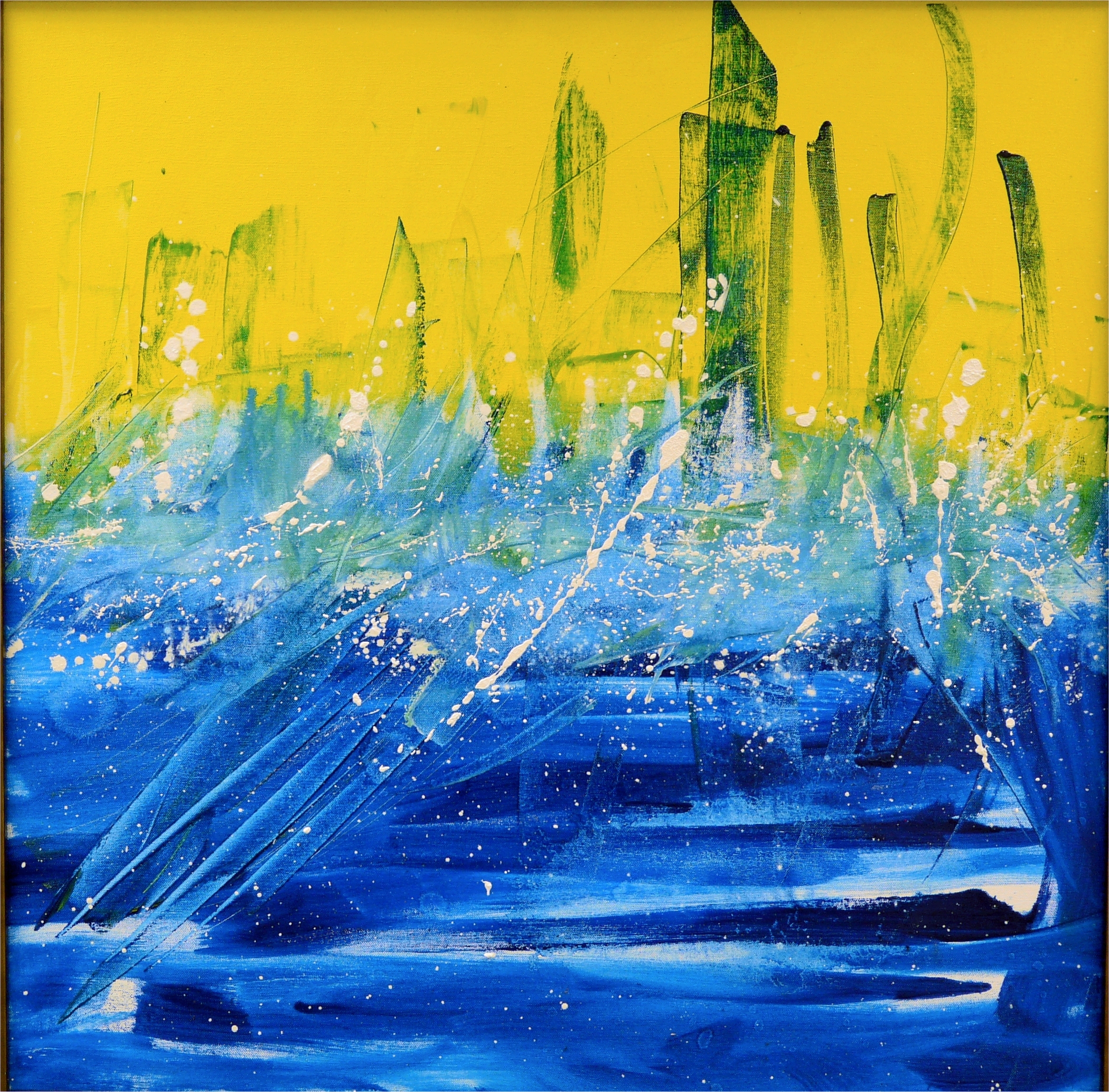 Blue and Yellow = Spring No. 4