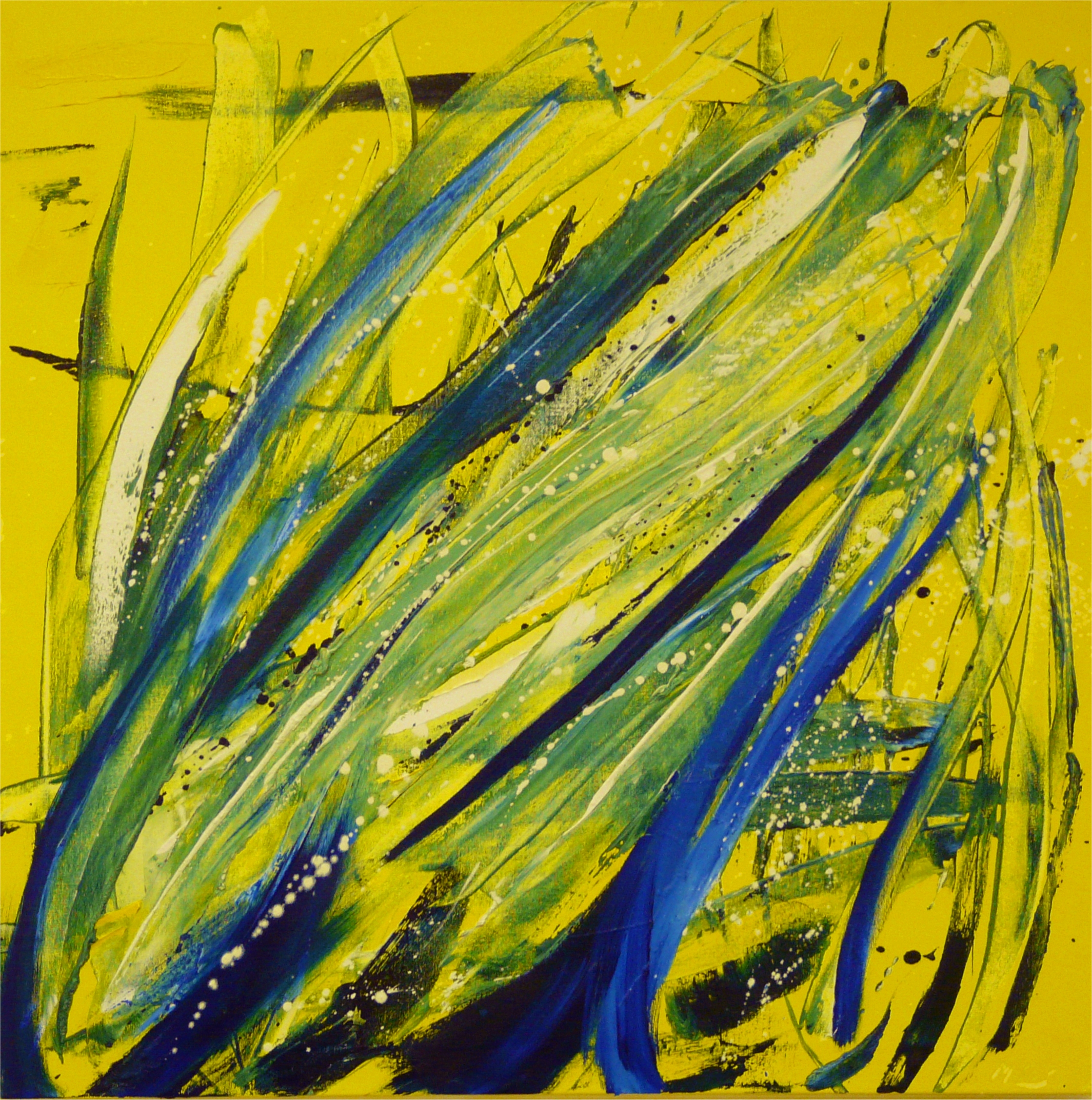 Blue and Yellow = Spring No. 8