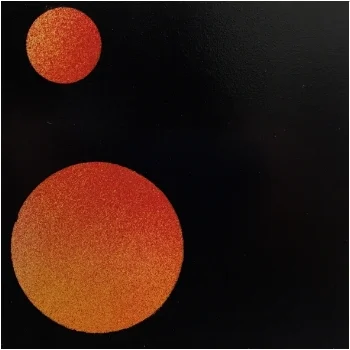 Duo, acrylic on cradled panel. 5x5. SOLD