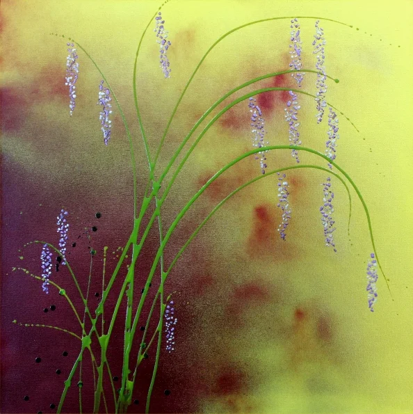 Lavender Drops, 30x30, $600